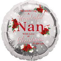 Foil Balloon 18" Nan Floral