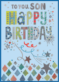 Simon Elvin 6 Pack Cards C90 Birthday Son