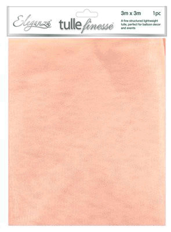 Eleganza Tulle Square Rose Gold 3m x 3m