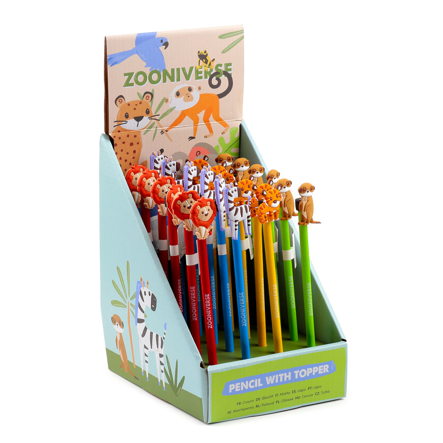 Pencil With Topper Zooniverse