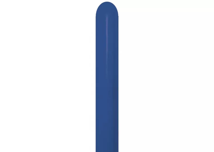 Sempertex 50-pack Royal Blue latex modeling nozzles for cake decorating and piping tools.
