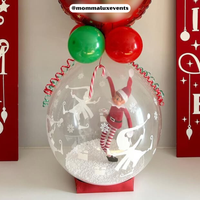 Christmas Elf 18" Clear Stuffing Balloons 25pk