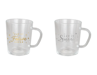 Gem Imports 2 Pack Mug Mulled Wine Glass
