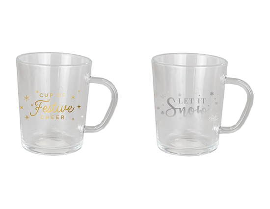 Gem Imports 2 Pack Mug Mulled Wine Glass