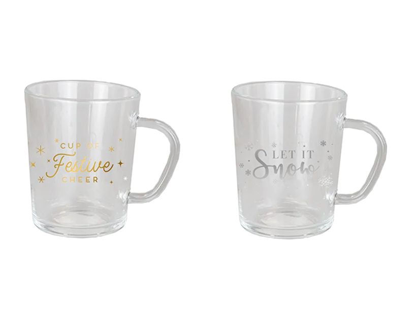 Gem Imports 2 Pack Mug Mulled Wine Glass