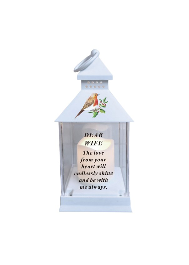 David Fischoff Memorial Lantern Wife 25x10x10cm