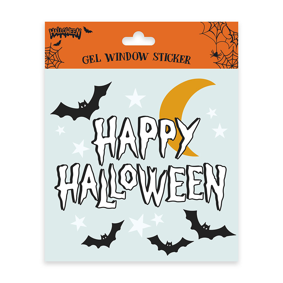 Window Stickers 7" Gel Halloween