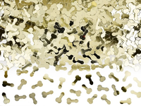 Gold Foil Penis Hen Night Confetti 30g