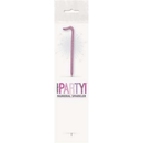 Unique Party Candle Sparkler Number 1 Pink 7