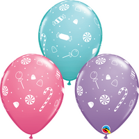 25 Latex Balloons 11" Candies & Confetti