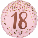 Anagram Foil Balloon Pretty Pink 18th Birthday 18