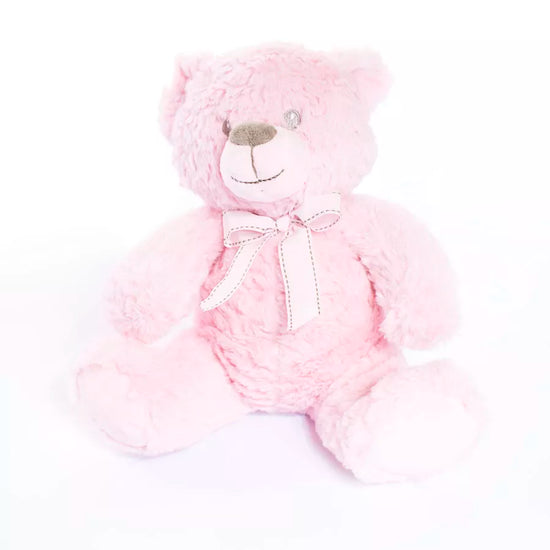 Tiger Feet Soft Toy Bear With Bow Pink 28cm