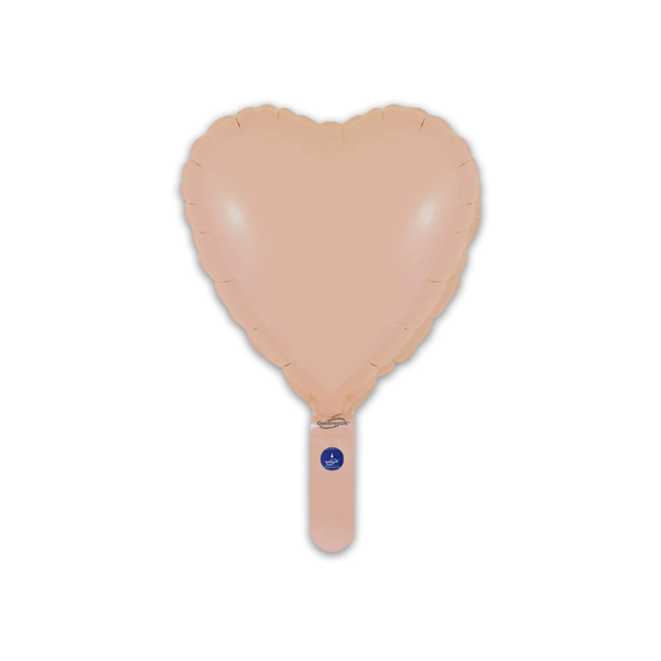Oaktree Matt Nude Heart 9" Foil Balloon (Loose)
