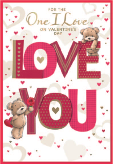 Simon Elvin C50 Valentine's Day One I Love 6pk