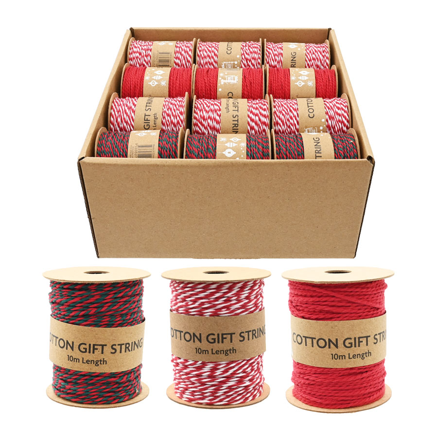 Uncle Bills 48 Pack Gift String Cotton 1.5mmx10m