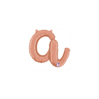 Grabo Foil Balloon Rose Gold 14" Letter A