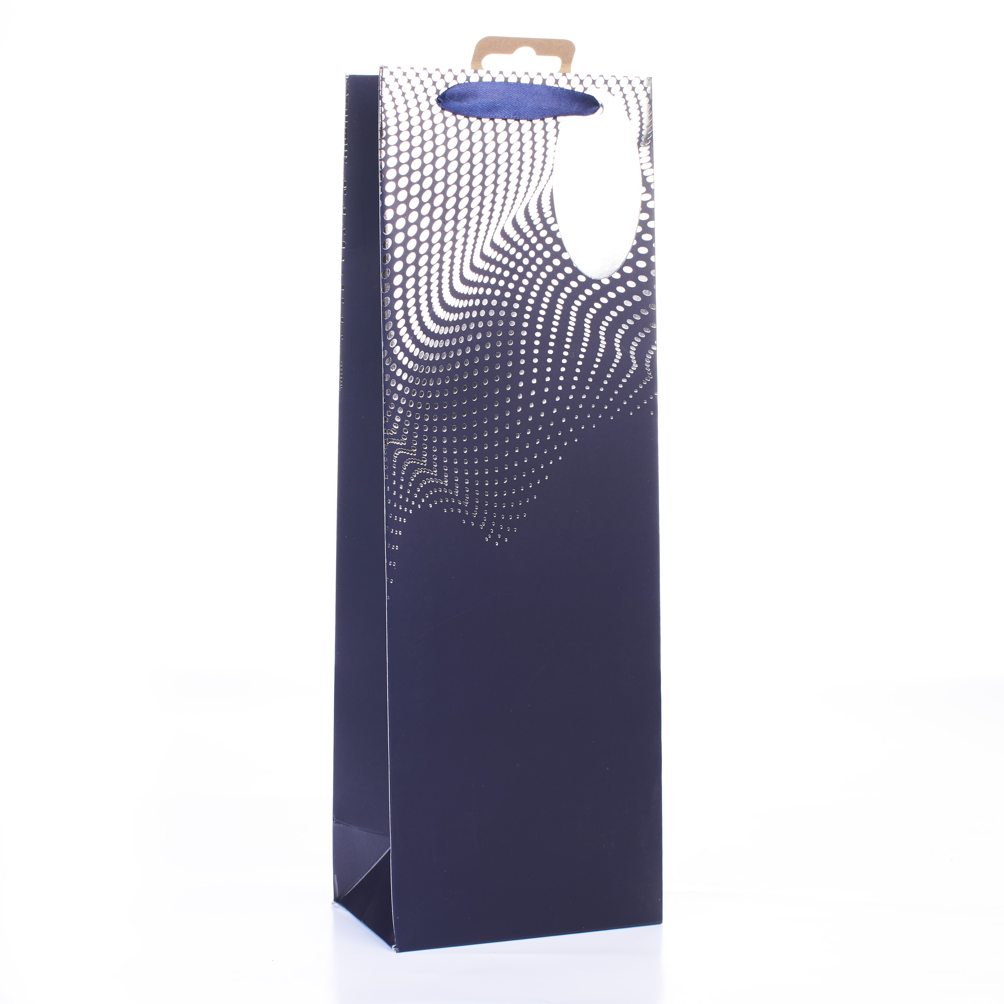 Tiger Feet Gift Bag Navy Swirl Bottle 6pk