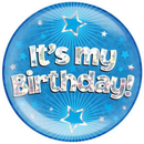 Oaktree Badge It's My Birthday Blue Jumbo 6