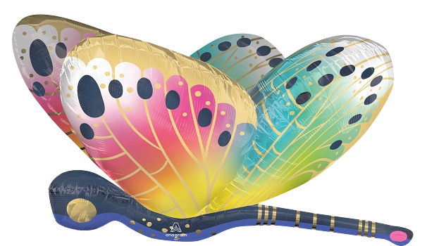 Anagram Foil Balloon Satin Dragonfly 40