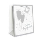 Gift Bag Engagement Champagne Large Portrait 6pk