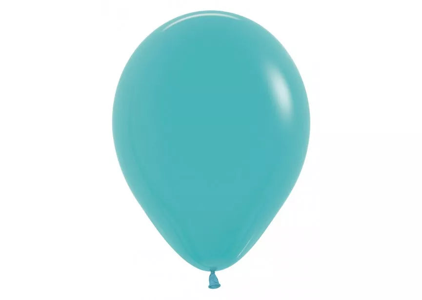 Sempertex Fashion Caribbean Blue 12-inch latex balloons, set of 12, for decorating and party decorations