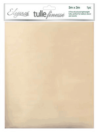 Eleganza Tulle Square Ivory 3m x 3m