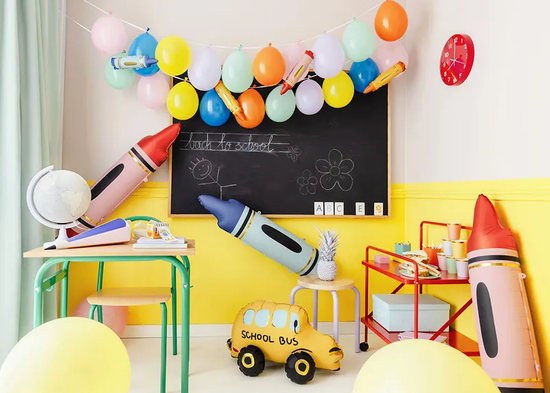 Red Crayon 41" Foil Balloon