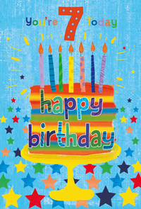Simon Elvin C50 Birthday Age 7 6pk
