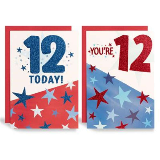 Poppyhill C50 Birthday Age 12 12pk