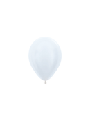 Sempertex Pearl White 5" Latex Balloons 50pk