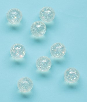 Unique Party Favours Bouncy Balls Iridescent 8pk