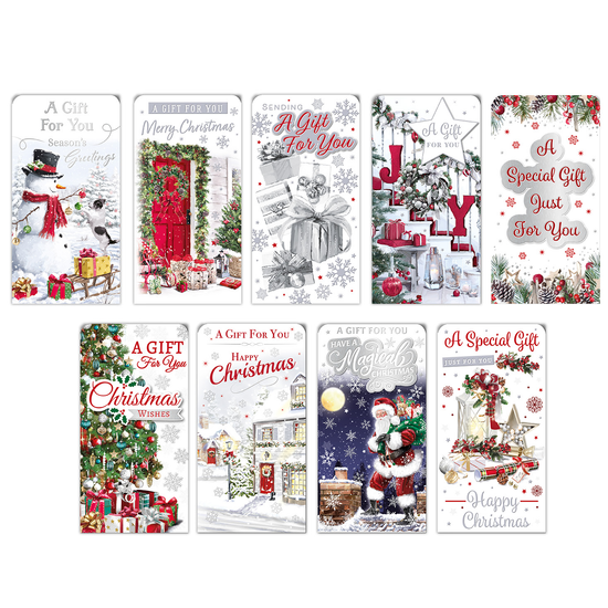 Tiger Feet 36 Pack Christmas Money Wallets