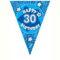 APAC Flag Banner Age 30 Blue 3.6M