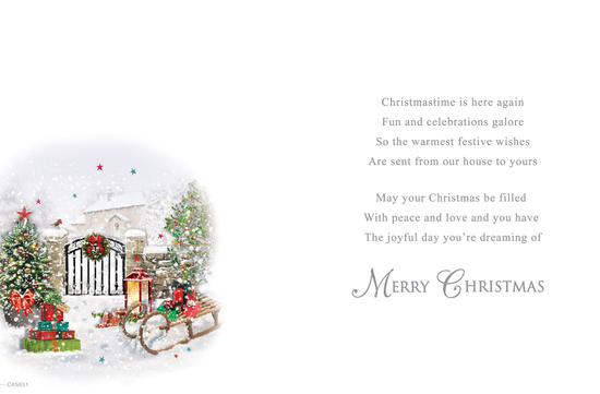 Regal 6 Pack C50 Cards Christmas Neighbours