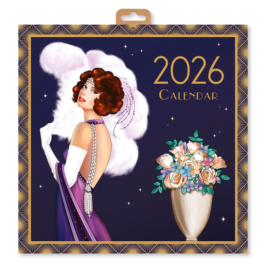 Calendar Square Claire Coxon Art Deco 2027