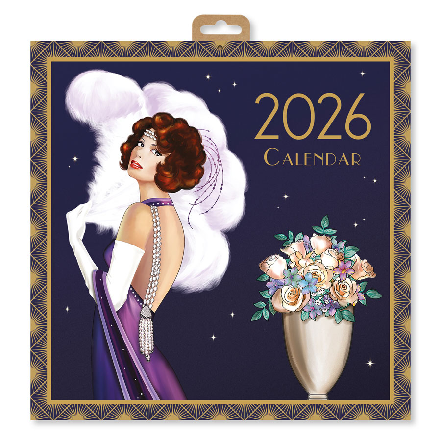 Calendar Square Claire Coxon Art Deco 2027