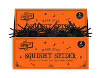 Gem Imports Squishy Bead Toy Spider Black/Neon