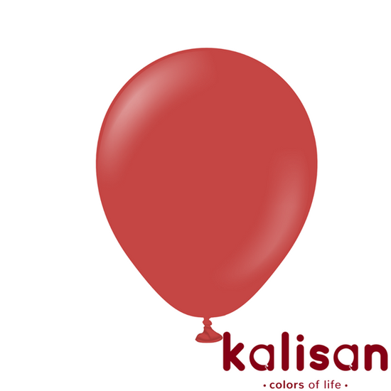 Kalisan Standard Deep Red 18" Latex Balloons 25pk
