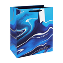 Eurowrap 6 Pack Gift Bag Blue Marble Large