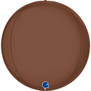 Grabo Foil Balloon Satin Chocolate Globe 15"
