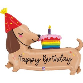 Grabo Foil Balloon Dachshund Birthday 43