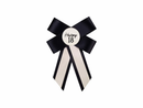 Cream & Black Happy 18th Birthday Rosette 11x17cm