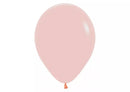 Sempertex Pastel Matte Melon 12-inch latex balloons, decorative party balloons in soft melon color, 12-pack for celebrations