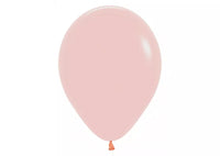 Sempertex Pastel Matte Melon 12-inch latex balloons, decorative party balloons in soft melon color, 12-pack for celebrations