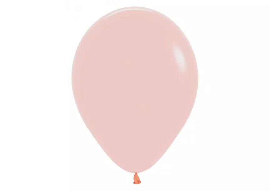 Sempertex Pastel Matte Melon 12-inch latex balloons, decorative party balloons in soft melon color, 12-pack for celebrations