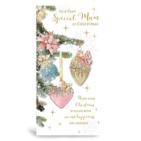 Prelude 6 Pack Cards C55 Christmas Mum Baubles
