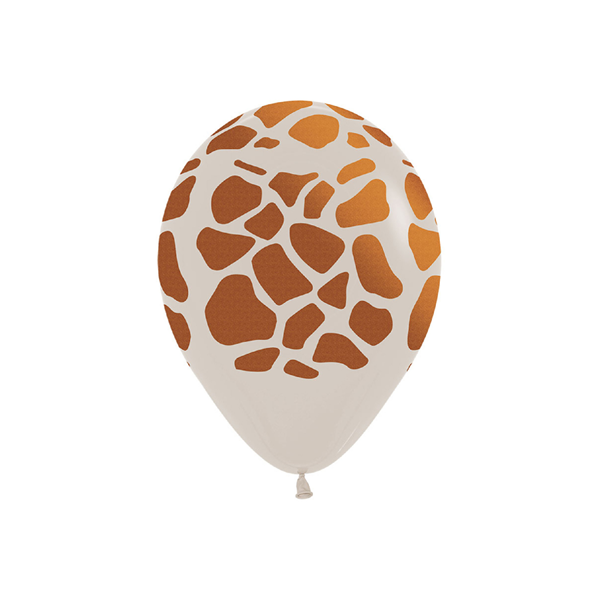 Sempertex Giraffe Print 12" Latex Balloons 25pk