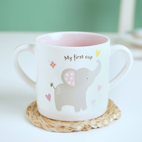 Widdop Hello Baby Mug 2 Handle Pink