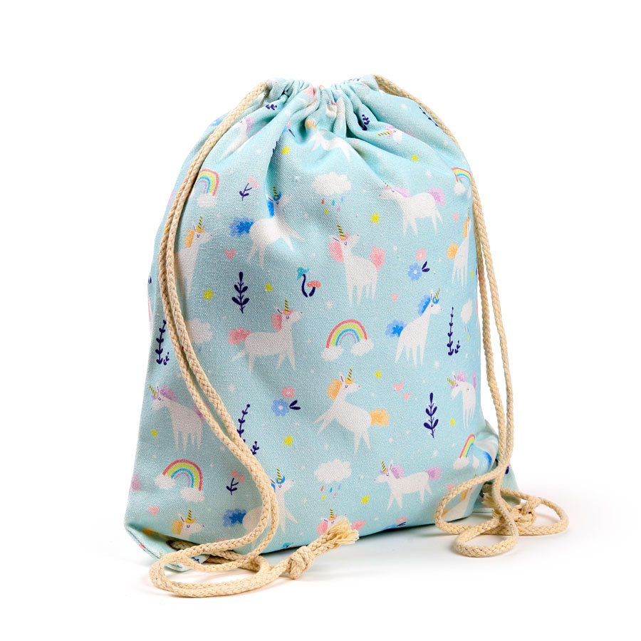 Canvas Drawstring Bag Unicorn Magic