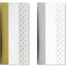 Tissue Paper Gold & Silver Sparkle 12x6pk